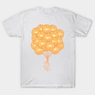 Sweet Orange Citrus Balloons T-Shirt